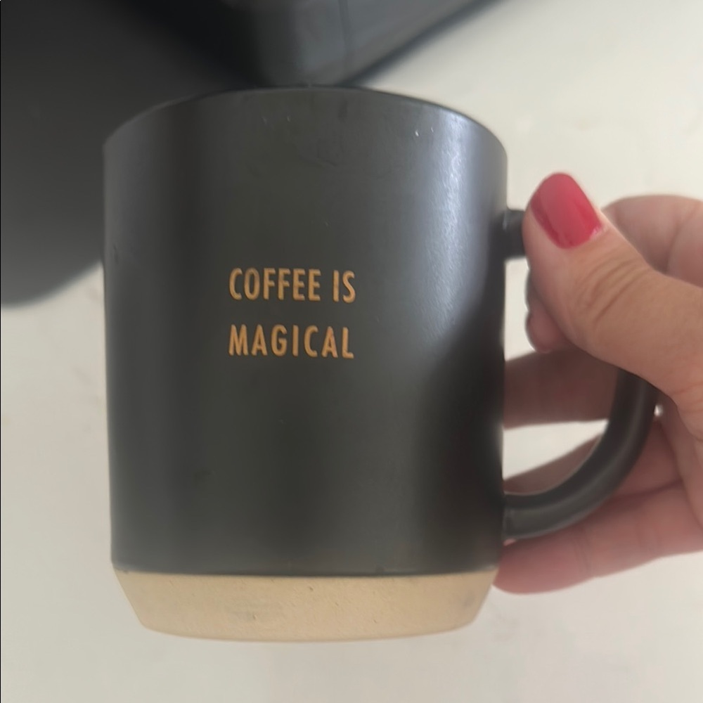 Black and Gold Coffee Mug